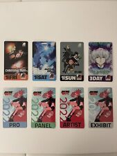 ANIME NYC 2022~LOT OF 8 BADGES *RARE* BRAND NEW picture
