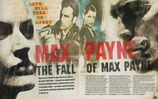 Max Payne 2 The Fall PS2 Original 2004 Ad Authentic Review Video Game Promo v3 picture
