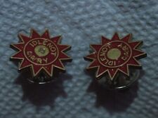 Vintage Gold Filled Service Award Pin Lot Star Shape Idlenot Dairy  picture