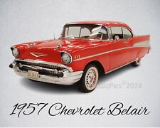 1957 Chevrolet Chevy Belair premium quality photo print 8