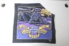 Harley Davidson Vintage Style Bandana Handkerchief Scarf Legends Panther *Torn* picture
