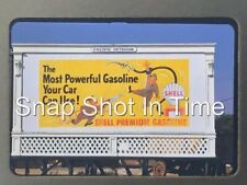 Shell Gas Hose & Man Gasoline  Billboard Advertising Slide 1952 picture