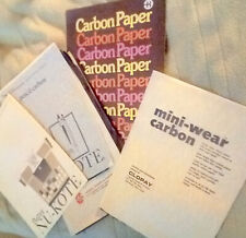 Lot Of Vtg UNUSED Carbon Paper, Clopay, Golden Missile, Burroughs,NuKote picture