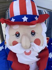 RARE Vintage Life Sized Lillian Vernon 5 Foot Uncle Sam  American  4th Of July picture