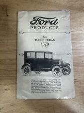 VTG 1925 Ford Model T Brochure Touring Car Sedan Pickup Truck Tractor Original picture