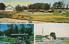Postcard Amish Village Lancaster Pennsylvania PA picture