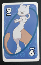 2019 UNO Pokémon Card Blue Mewtwo #9 picture