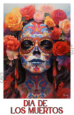 Dia De Los Muertos Stunning Day of the Dead Print 11x17 by The Artist Navarro picture