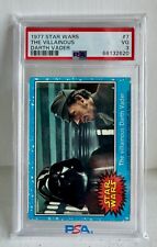 1977 Topps Star Wars The Villainous Darth Vader #7 PSA 3 picture