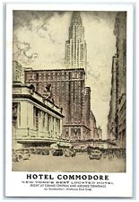 c1940's Hotel Commodore New York's Best Located Hotel Buildings NY Postcard picture