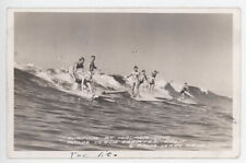 Vintage California Surf postcard- Palos Verdes, -Free shipping picture