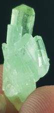 10 Ct Natural Terminated Green Color Tourmaline crystal Bunch From  Afghanistan picture