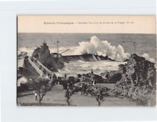 Postcard Rocher de la Vierge (Rock of the Virgin) Picturesque Biarritz France picture