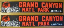2 VINTAGE c. 1950's GRAND CANYON NATIONAL PARK Arizona BUMPER STICKERS picture