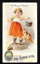 Mundell's Solar Tip Shoes WH & HM Miller York, PA Victorian Trade Card picture
