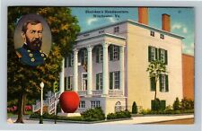 Winchester VA-Virginia Sheridan's Headquarters Outside c1952 Vintage Postcard picture