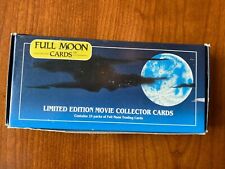 Rare 1991 Full Moon Limited Edition Movie Collector Cards Box of 25 Sealed Pks picture