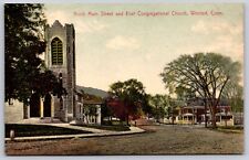 First Congregational Church Winsted Connecticut Divided Back Postcard picture