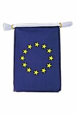 33ft EU Euro European Union Fabric Flags Eurovision Party Bunting picture