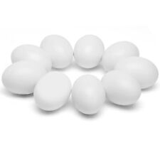 SallyFashion Wooden Fake Eggs,9 Pieces White Wooden Easter Egg Wood Eggs for ... picture