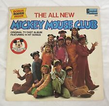 Vintage The All New Mickey Mouse Club Original TV Cast LP Record 14 Hit Songs picture