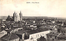 LEON Vista Parcial Old Postcard France  Léon  picture
