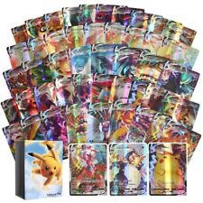 Pokemon Card 100PCS Vmax Trading Card Game - ALL SUPER RARE SHINY VMAX V GX EX picture