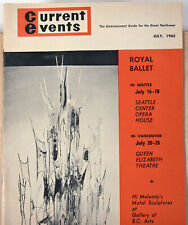 '65 Booklet Current Events Seattle Center Opera House Theatre Hi Melendy Arts picture