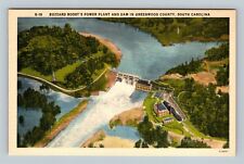 Greenwood County SC Buzzard Roost's Power Plant South Carolina Vintage Postcard picture