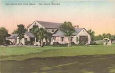 c1920s-30s Sea Island Golf Club House Hand Colored Sea Island GA P425 picture