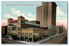 c1910's Orpheum Theatre Building 15th Harney Omaha Nebraska NE Unposted Postcard picture