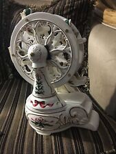 Avon 2001 Holiday Classic Ivory Porcelain Ferris Wheel Musical O' Christmas Tree picture