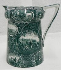 L. STRAUS & SONS DISCOVERY OF AMERICA CERAMIC PITCHER picture