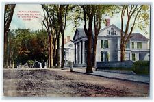 Stonington Connecticut Postcard Main Street Looking North c1916 Vintage Antique picture