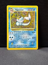 Vaporeon Holo Jungle VG, 12/64 Pokemon Card picture