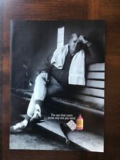 1987 vintage original print ad Pepto Bismol With Cardinal Manager Whitey Herzog picture