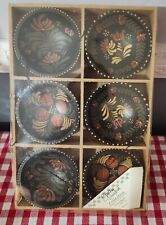Kathy Graybill Collection Primitives by Kathy Wood Bowl Christmas Ornaments picture