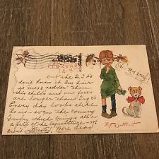 1907 Postcard This Is February 14th R F Outcault Valentine's Day Drawing AR picture
