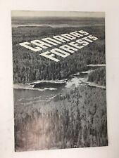 1939 Canada's Forests Booklet Travel Advertising Vintage Photos picture