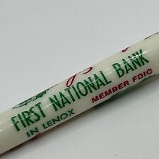 VTG Ballpoint Pen First National Bank In Lenox IA 