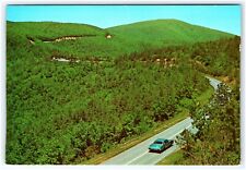 Winding Skyline Drive in Shenandoah National Park Virginia Postcard picture