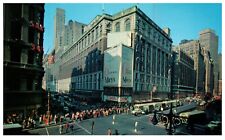 NY Herald Square Macy's Depart Store Advertising c.1949 Vintage Postcard-Z2-344 picture