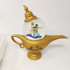 Disney Aladdin &Jasmine Snow Globe Musical Box Figurine Magic Lamp  L1 picture
