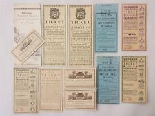 LOT 1950s-70s vintage WILLIAMSBURG VIRGINIA 7pc TICKETS and 3 CARTER'S GROVE picture