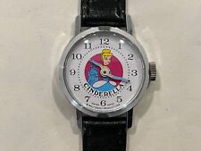 Vintage Disney Bradley Cinderella Womens Swiss Watch 015 - EXE - Runs picture