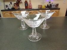 Waterford Crystal Lismore Champagne Tall Sherbet Made in Ireland Set of 3 picture