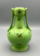 Vintage Bavarian Green Porcelain Art Deco Style Vase picture