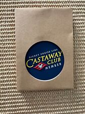 Disney Cruise Line Castaway Club Member Luggage Tag Blue Mickey Mouse picture