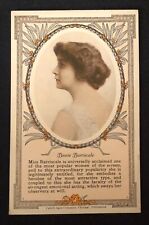 c1910 Silent Film American Actress Bessie Barriscale BW Photo Post Card CF picture