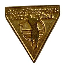 Vintage Robert Trent Jones Golf Trail Gold Tone Souvenir Pin picture